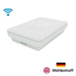 Dizaina telpas termostats siltajām grīdām Alpha Smart RLDS-61071-N6. Bezvadu sistēma Wi-Fi. LED indikācijas displejs. Balts. - Image 3