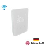 Dizaina telpas termostats siltajām grīdām Alpha Smart RLDS-61071-N6. Bezvadu sistēma Wi-Fi. LED indikācijas displejs. Balts. - Image 4