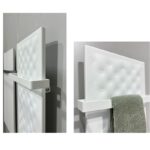 Dizaina radiators MINOA PILLOW | H=1770 x L=590 mm. Q= 1068 W (75/65/20). Krāsots matēti balts RAL 9016. Pieslēgums apakšā pa vidu. - Image 3