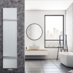 Dizaina radiators MINOA PILLOW | H=1770 x L=590 mm. Q= 1068 W (75/65/20). Krāsots matēti balts RAL 9016. Pieslēgums apakšā pa vidu. - Image 4