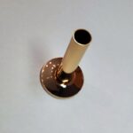 Dekoratīvā uzlika DN 57 komplektā ar dekoratīvo nosegcauruli DN 20 x L=100 mm. Dizaina sērija Solid Uni. Virsma: spīdīgs zelta tonis - Image 3