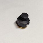 Radiatora dizaina atgaisotājs ½”. Serie Renaissance. Virsma: krāsots matēti melns RAL 9005.