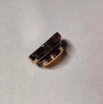 Radiatora dizaina korķis ½”. Dizaina sērija „Solid Uni”. Virsma: spīdīgs zelta tonis. - Image 2